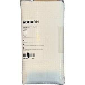 IKEA ADDARN Shower Curtain 71x71" White – New & Sealed